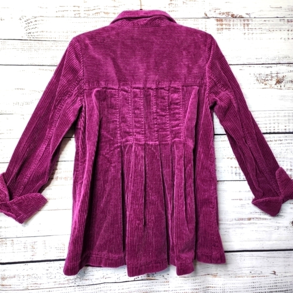 CHADWICKS VINTAGE HOT PINK SIZE M PETITE CORDUROY BLAZER JACKET COAT WOMEN'S - Picture 17 of 17